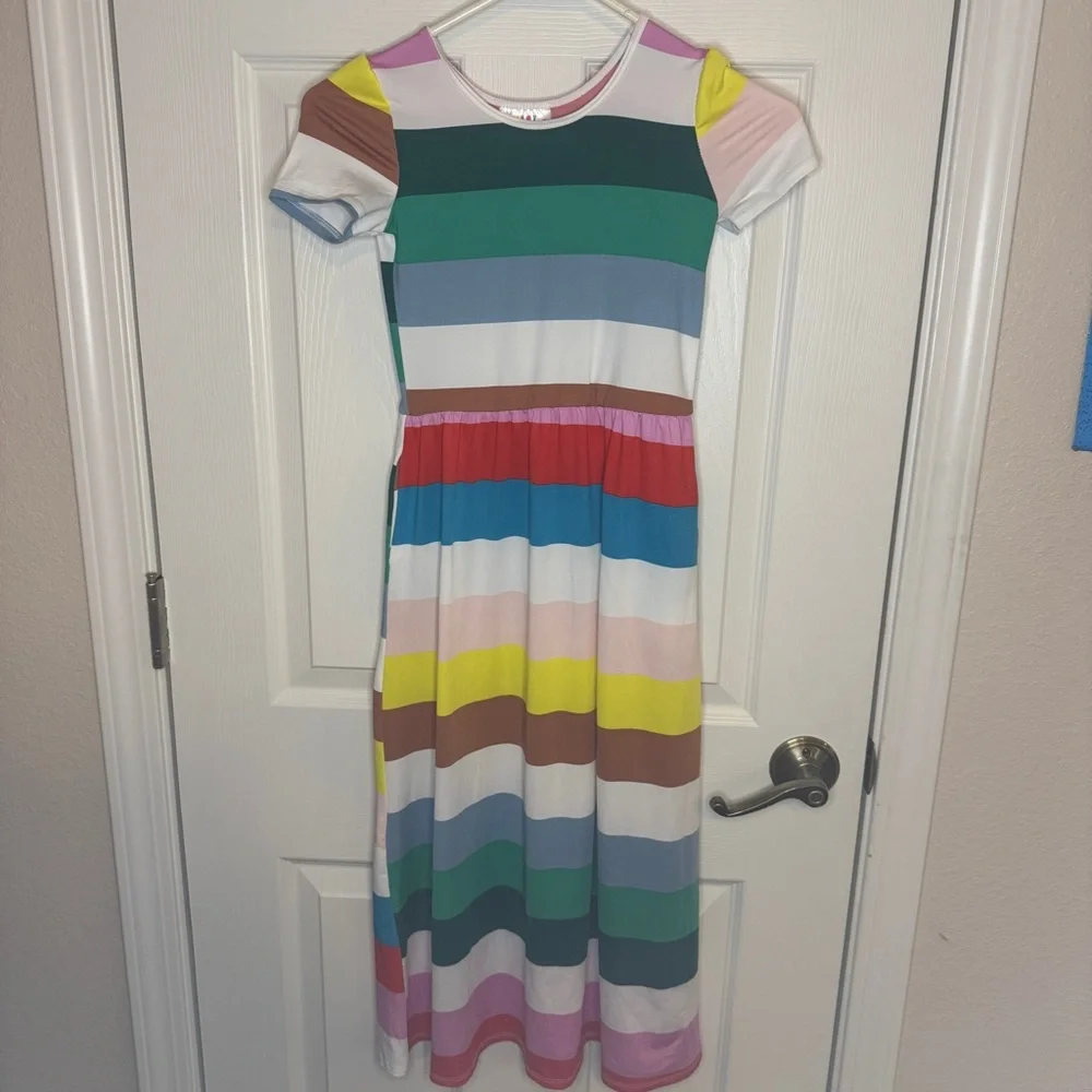 Dot Dot Smile NWT Colorblock Striped Maxi Girls Size 7